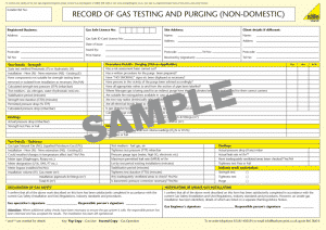 Gas Safety Certificates 5